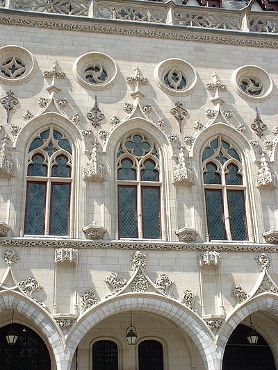 Détail de la façade