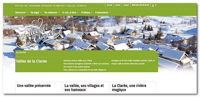 Extrait du site Office du Tourisme de Névache Plampinet Vallée étroite Extrait du site Office du Tourisme de Névache Plampinet Vallée étroite