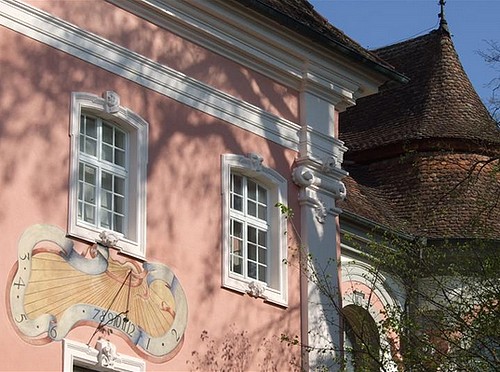 L'un des trois superbes cadrans solaires de Birnau...