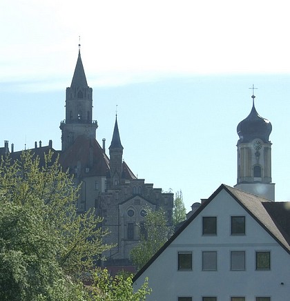 Sigmaringen sur le Danube, fief des Hohenzollern...