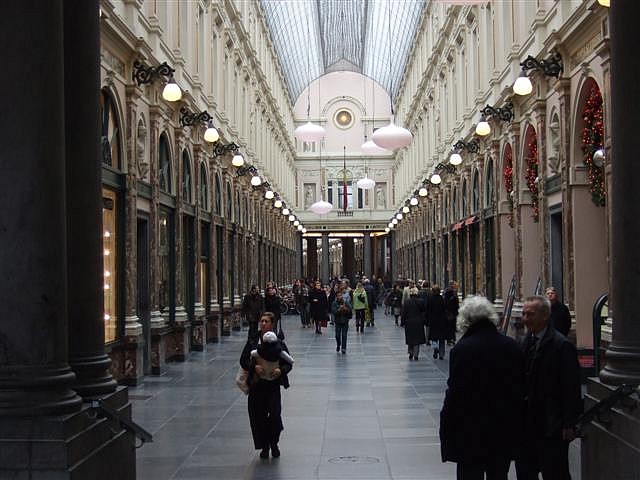 La superbe galerie Saint-Hubert, proche du centre historique