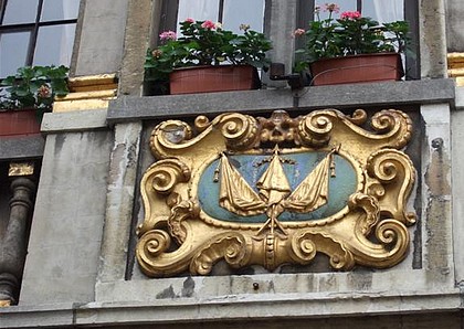 Sur une maison de la Grand-Place