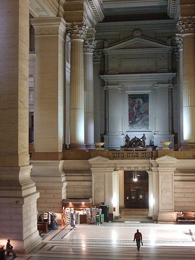 L'intérier du Palais de Justice