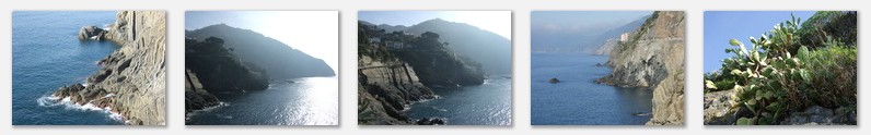 La côte découpée des Cinque Terre