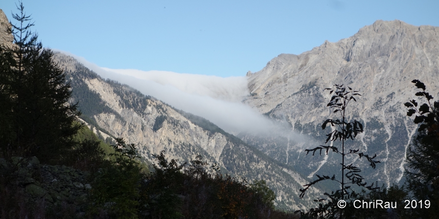 Effets de la Lombarde (foehn) au Col de l'Echelle - ChriRau 2019