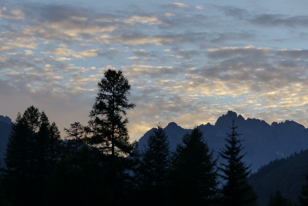 Nuages du soir sur la Haute-Vallée, depuis Sallé - C. Rau 2017