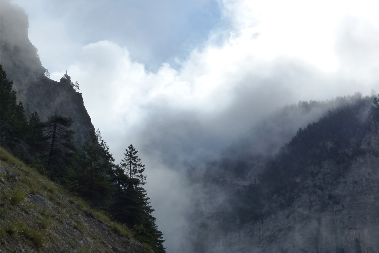 Arrivée au Vallon des Acles après la pluie... C. Rau 2017