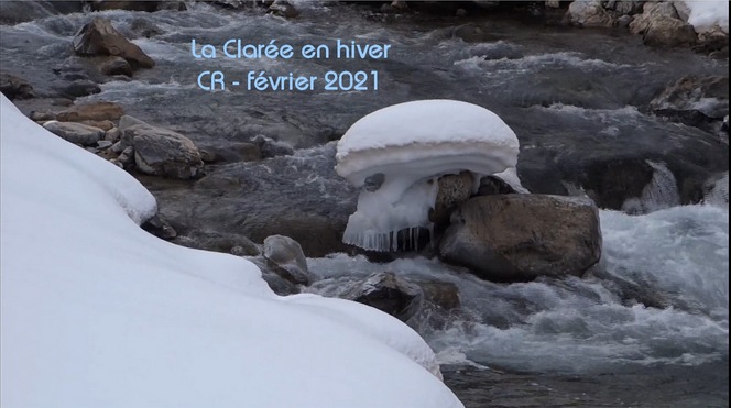 Clarée en hiver - février 2021 - video CR