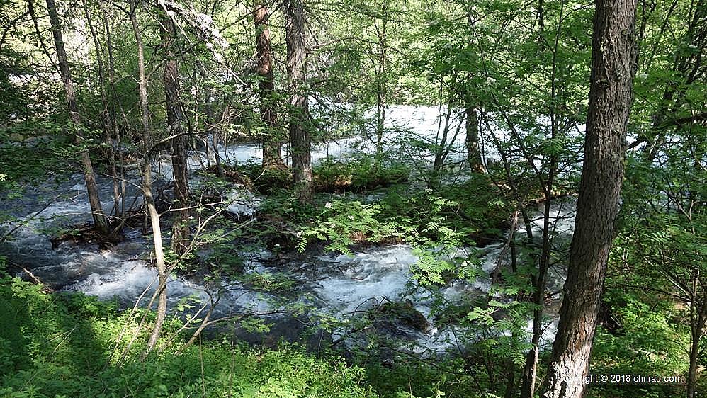 Les fantaisies de la Clarée en aval de Debarets