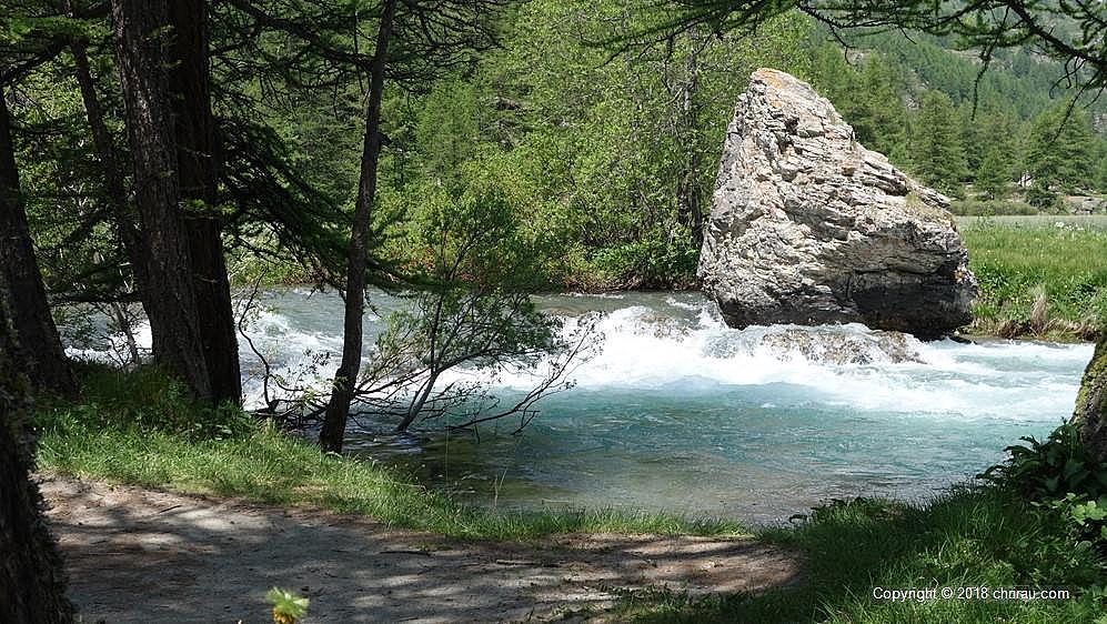 La Clarée à Fontcouverte, avant la chute ! La Clarée à Fontcouverte, avant la chute !