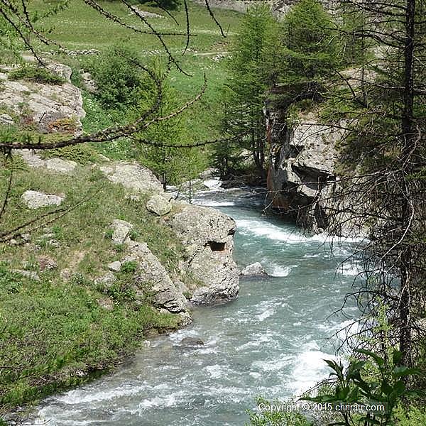 La Clarée vers le Rately La Clarée vers le Rately