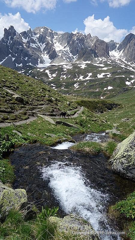 Le torrent des Muandes, affluent rive gauche de la Clarée...