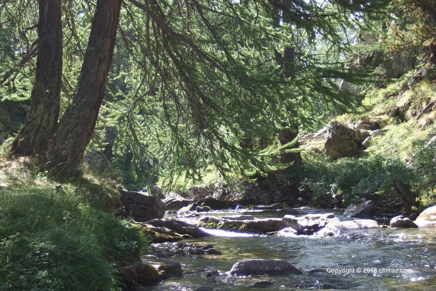 La Clarée près de Roche Noire La Clarée près de Roche Noire
