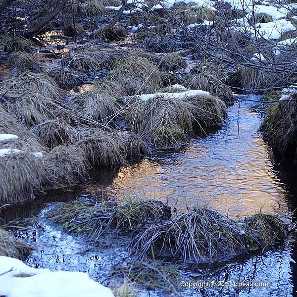 La Clarée au Jadis, en hiver. La Clarée au Jadis, en hiver.