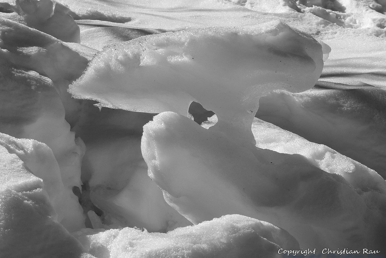 Création neige et vent... © Christian Rau 01/2018