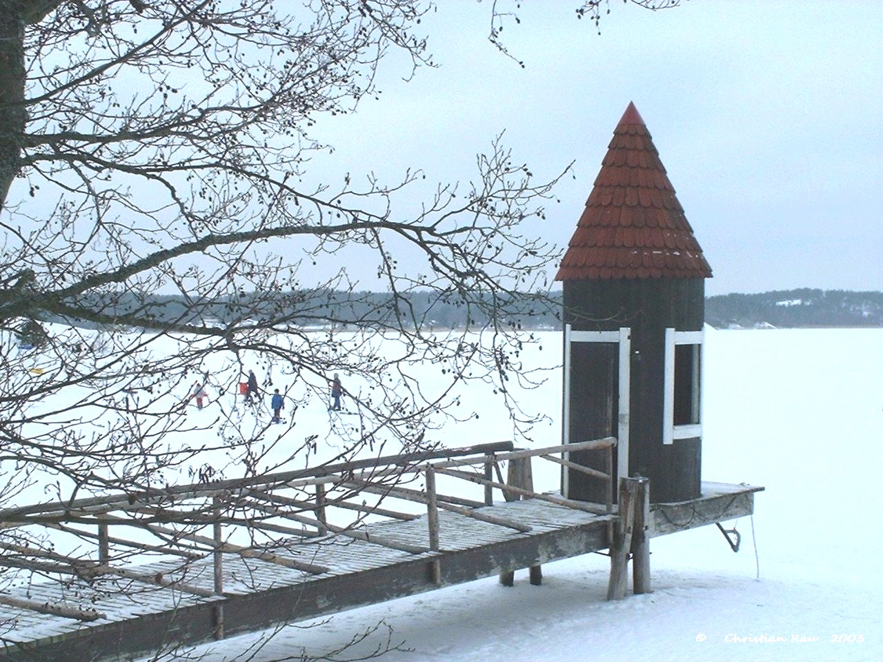 Le ponton de la famille Moumine