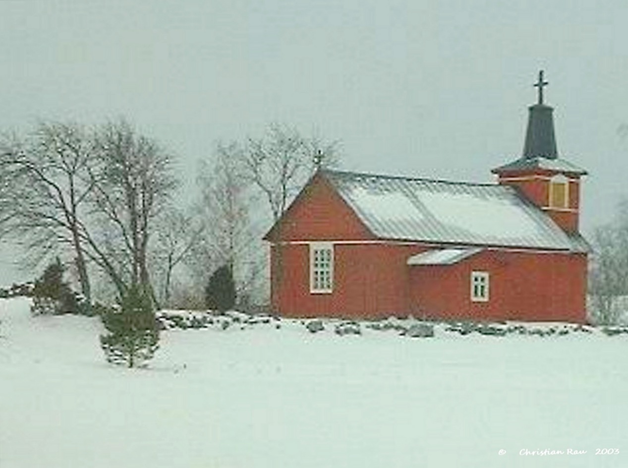Une église de campagne entre Turku et Rauma