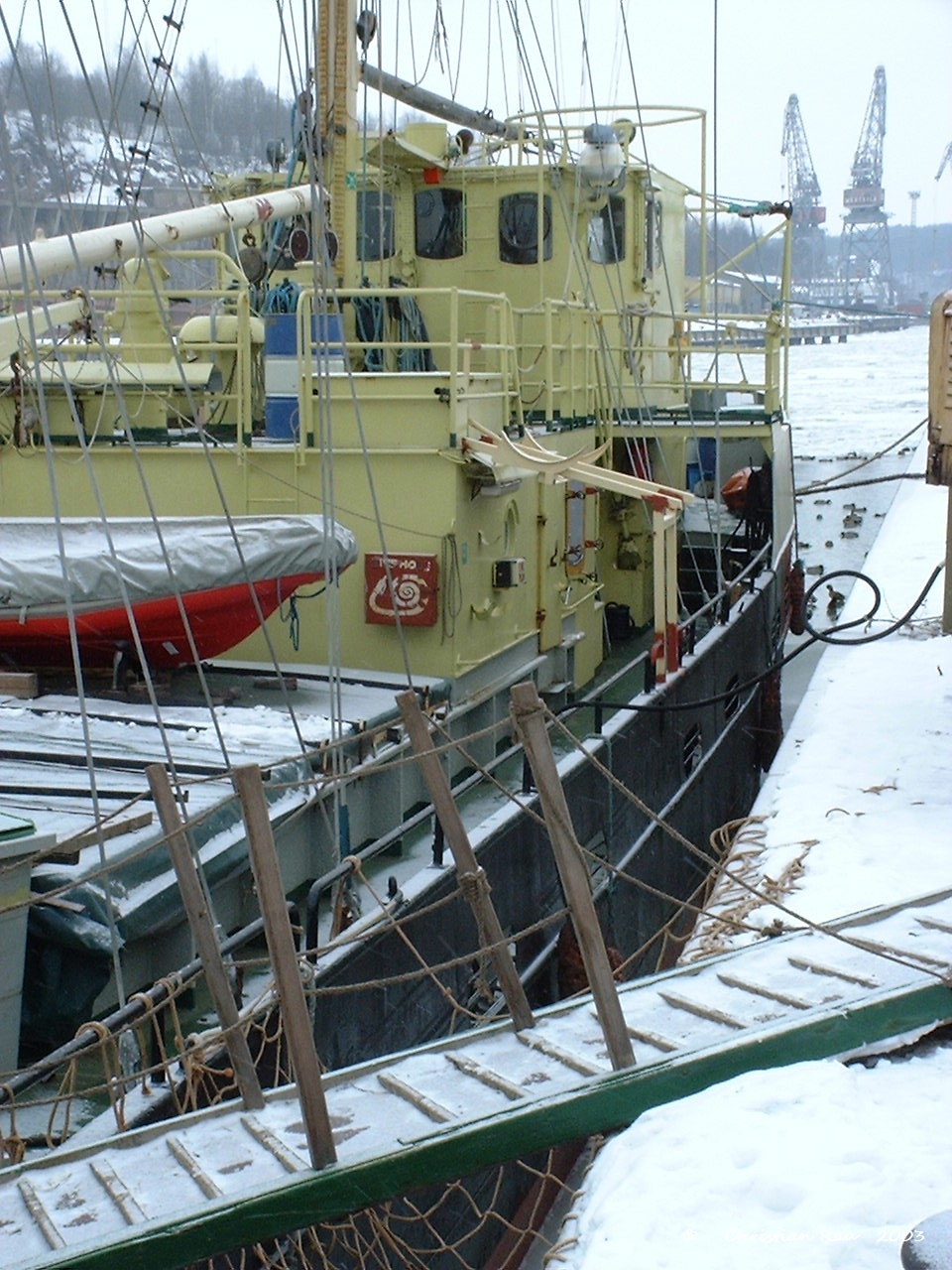 Sur l'Aura gelée, à Turku