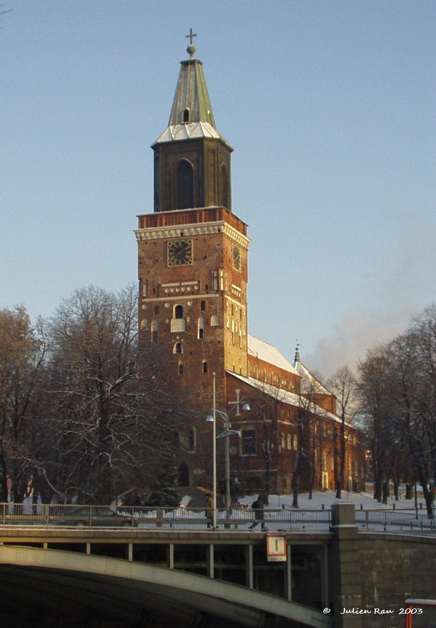 La  rivière  Aura, à  Turku, le 3 janvier