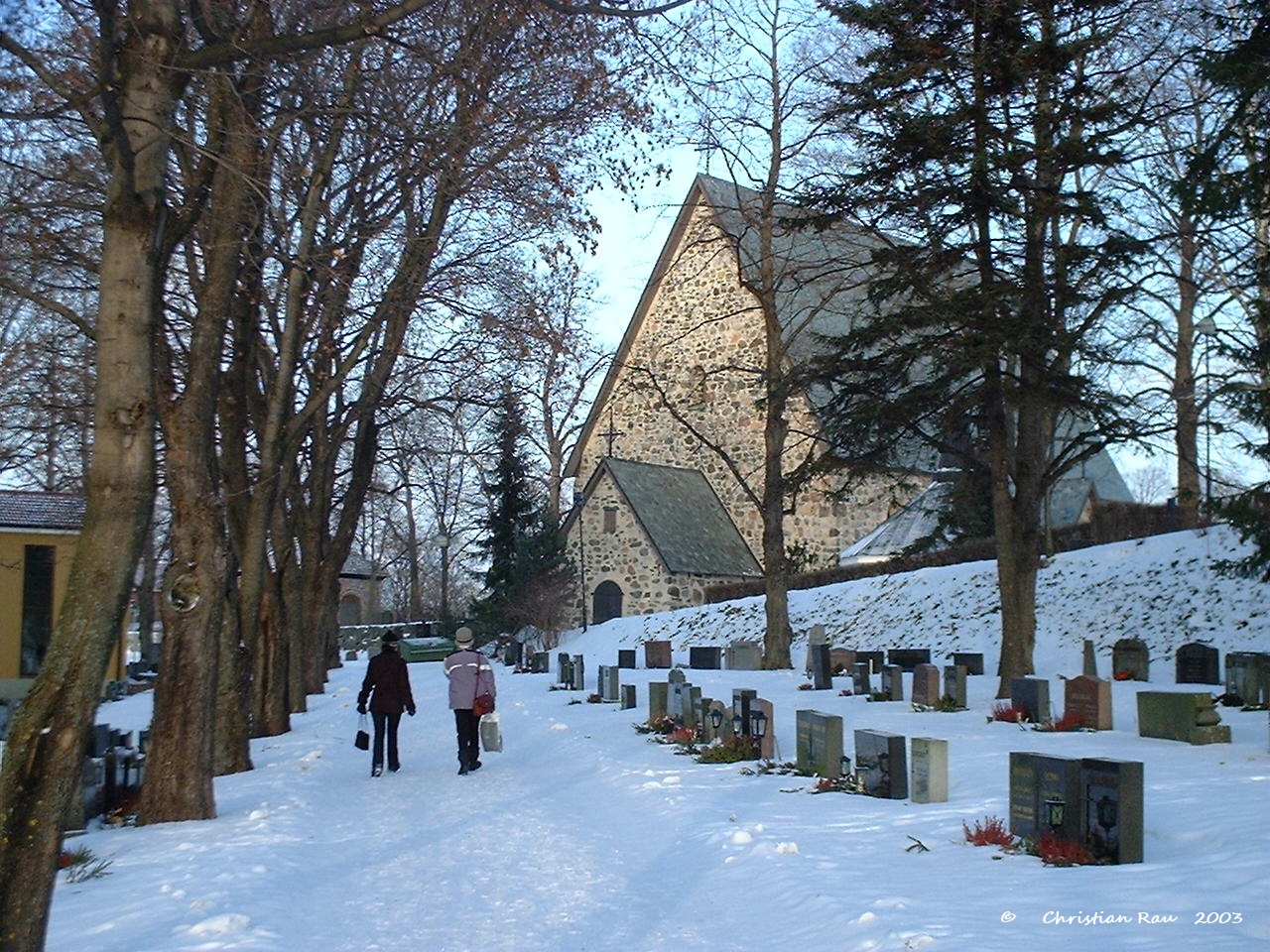 Turku, sur le chemin de l'église Ste Catherine