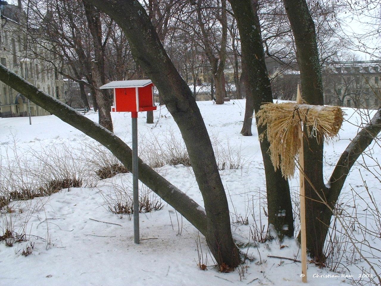 Dans le parc de l'observatoire (université) de Turku