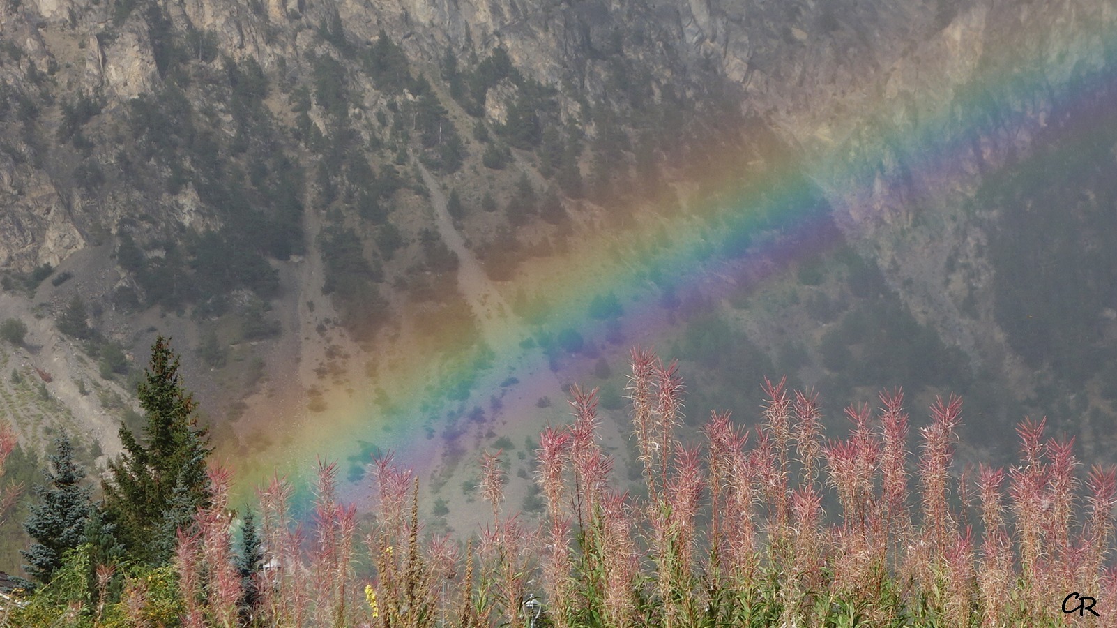 Arc en ciel au Roubion - Copyright C. Rau 2015 Arc en ciel au Roubion - Copyright C. Rau 2015