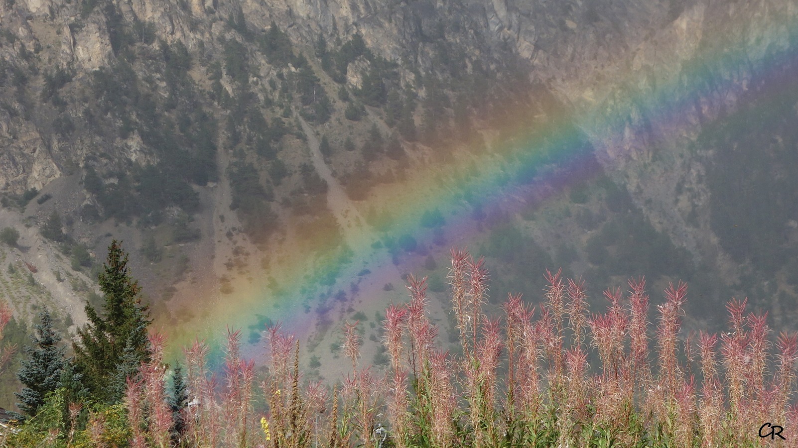 Arc en ciel au Roubion - Copyright  C. Rau  2015