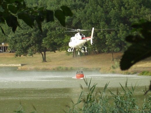 Incendie du Néron, 14 août 2003