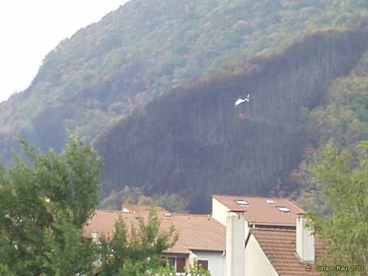 Les derniers jours de l'incendie : les dégâts sont bien visibles !