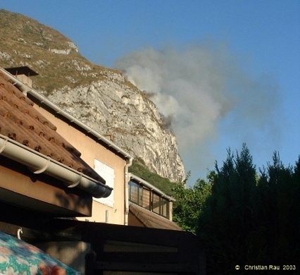 Incendie du Néron, juillet 2003