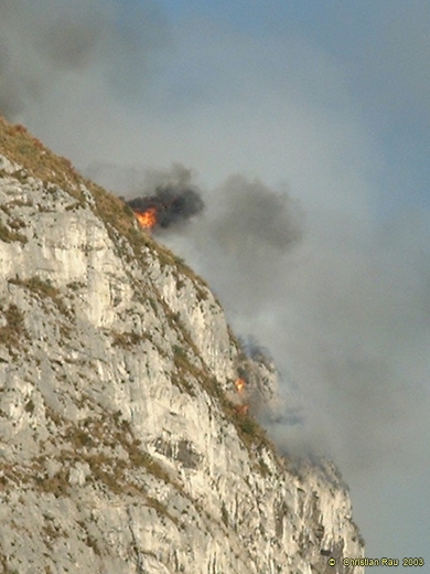 Incendie du Néron, juillet 2003