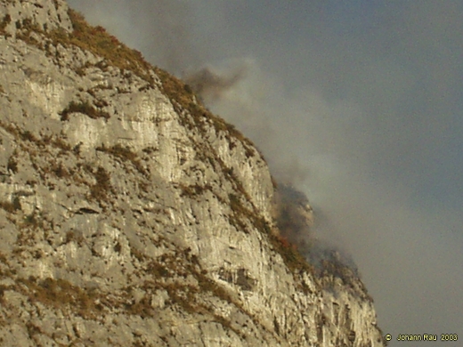 Incendie du Néron, juillet 2003