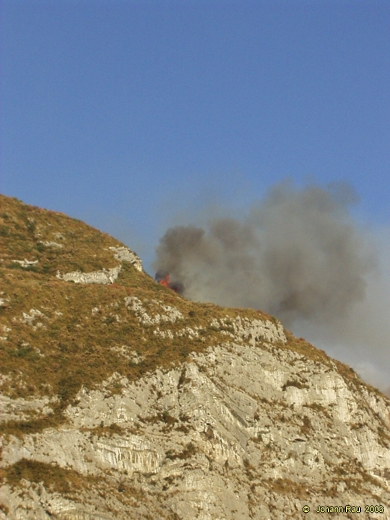 Incendie du Néron, juillet 2003