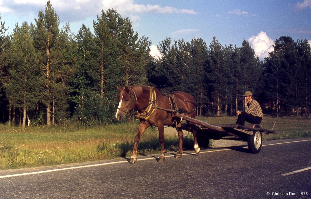 Sodankylä : transport à l'ancienne Sodankylä : transport à l'ancienne