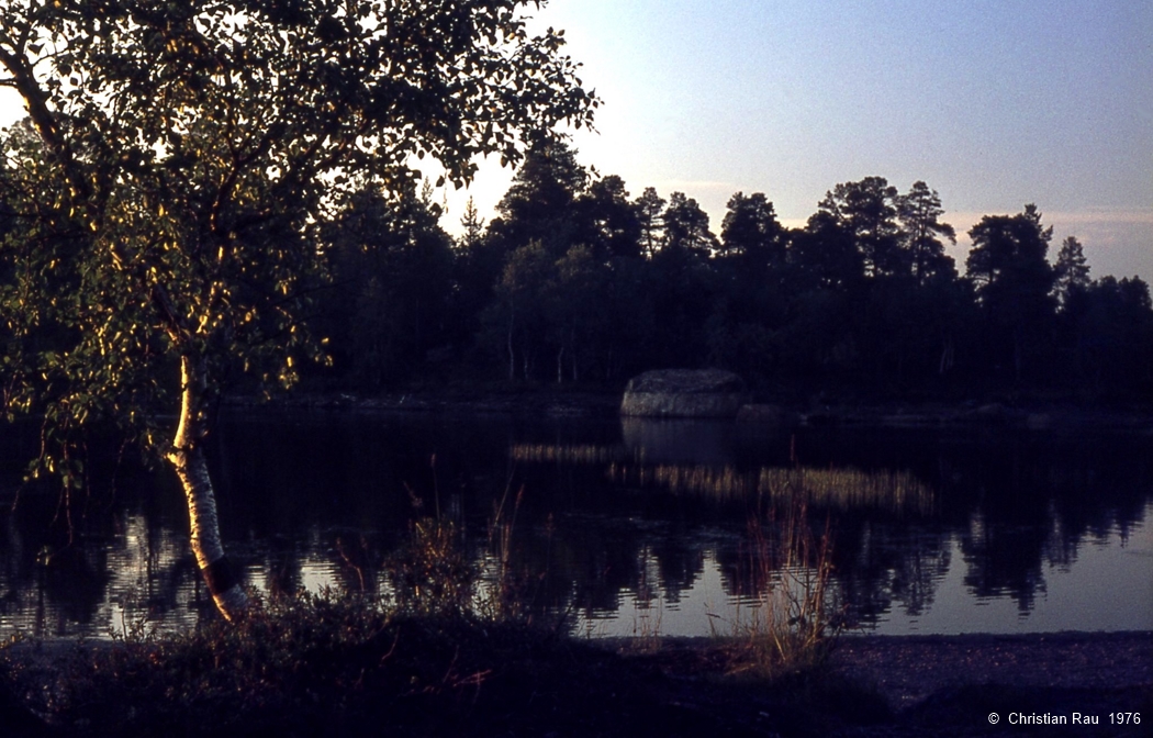 Soir au bord du Lac d'Inari...