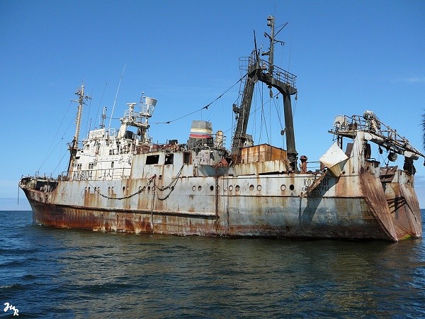 Epave de bateau à Skeleton Coast