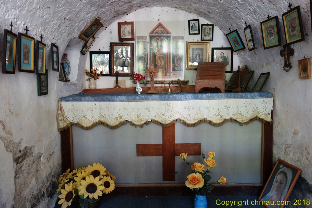 Intérieur de la Chapelle Ste-Marie à Fontcouverte (C. Rau 2018)