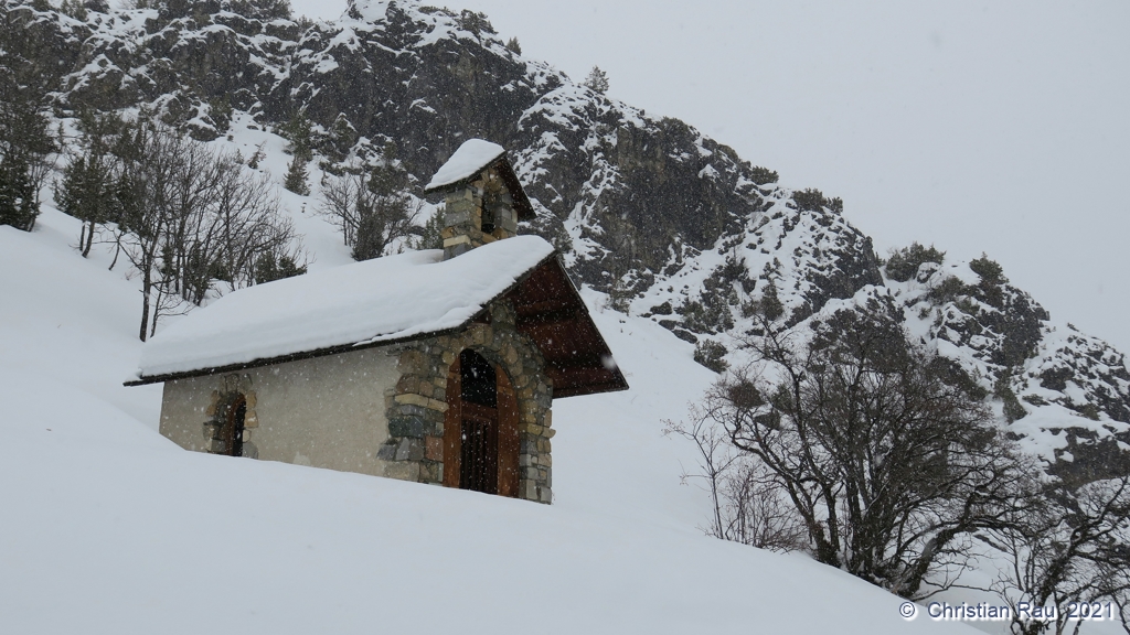 Saint-Antonin, à Ville Haute, en hiver ©  Christian Rau 2021