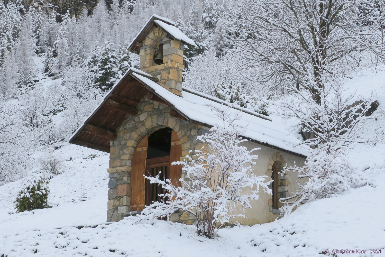 Chapelle Saint-Antonin,  avril 2021