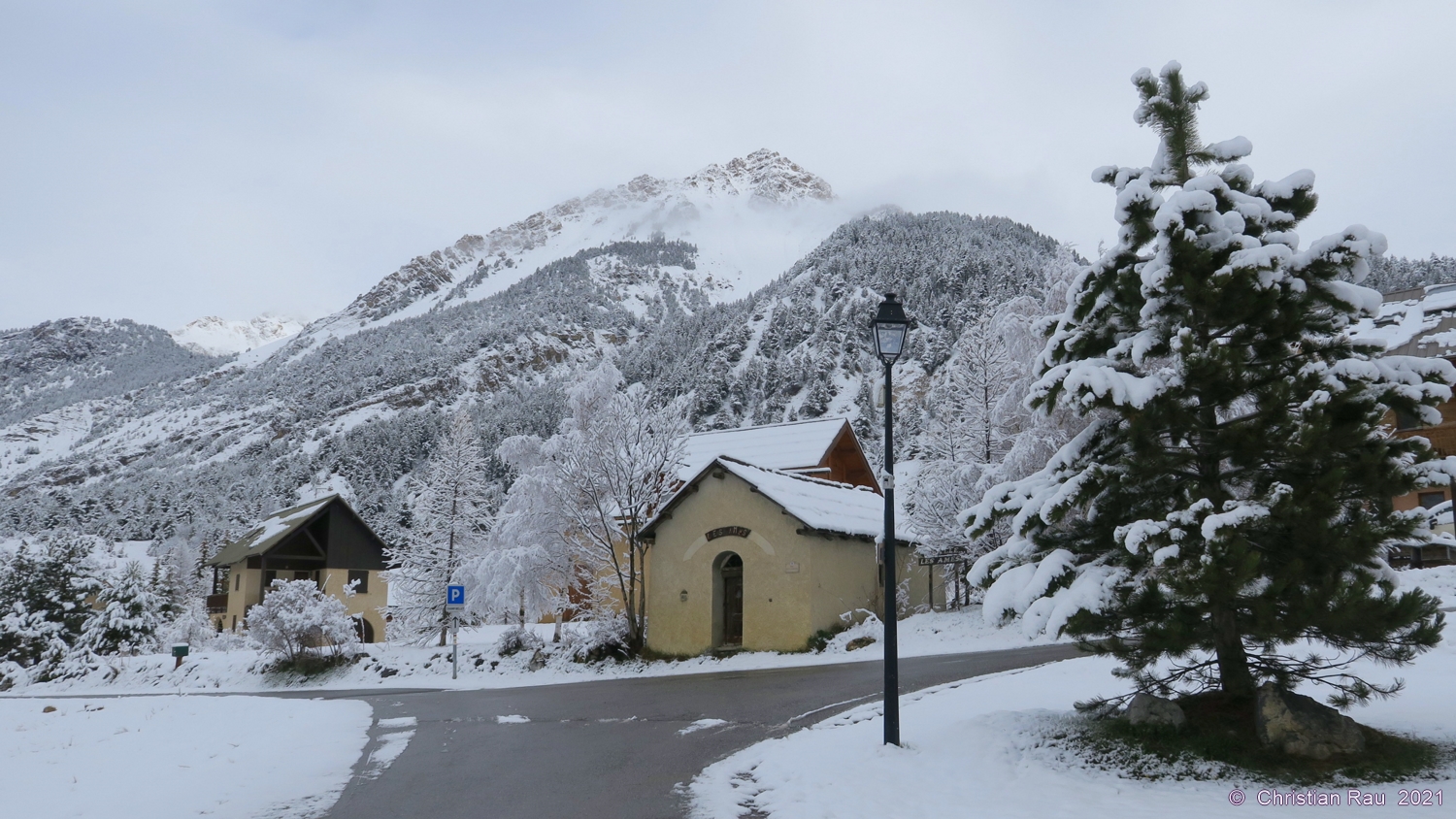 Chapelle des Âmes au Roubion,  avril 2021