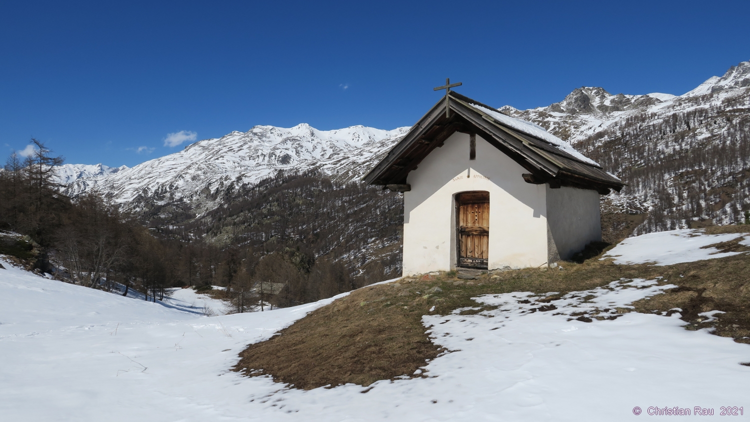 Sainte Appolonie aux chalets du Queyrellin - avril 2021