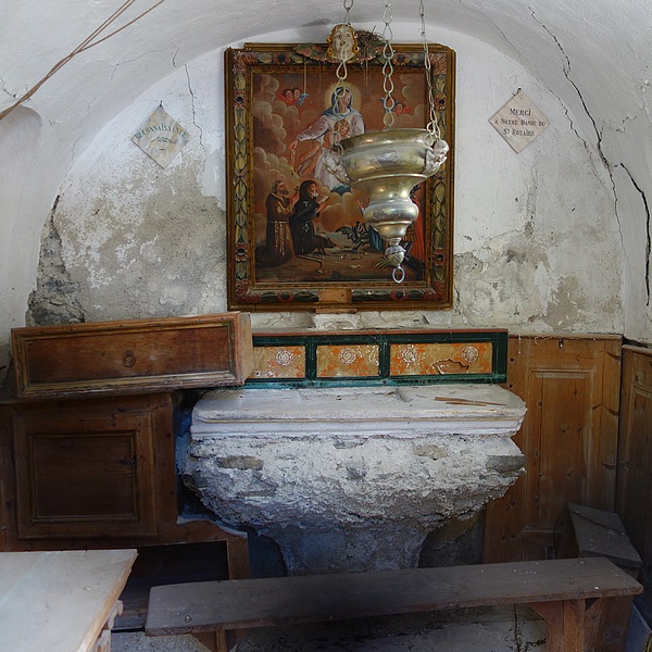 Intérieur de la Chapelle du Cros - C. Rau 2015