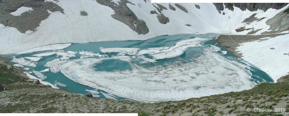Le lac des Béraudes début juillet 2001 ! - © C. Rau Le lac des Béraudes début juillet 2001 ! - © C. Rau