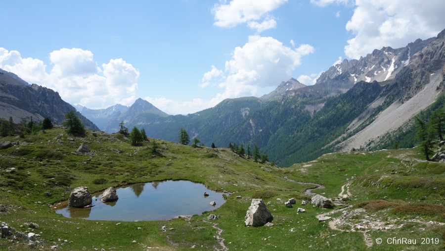 Petit lac au bas du vallon de la Tavernette - C. Rau - 2016-06 Petit lac au bas du vallon de la Tavernette - C. Rau - 2016-06