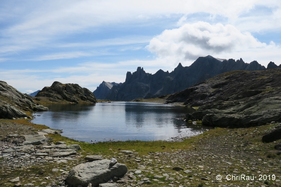 Lac Biron inférieur et les Cerces - © C. Rau 2019-09 Lac Biron inférieur et les Cerces - © C. Rau 2019-09