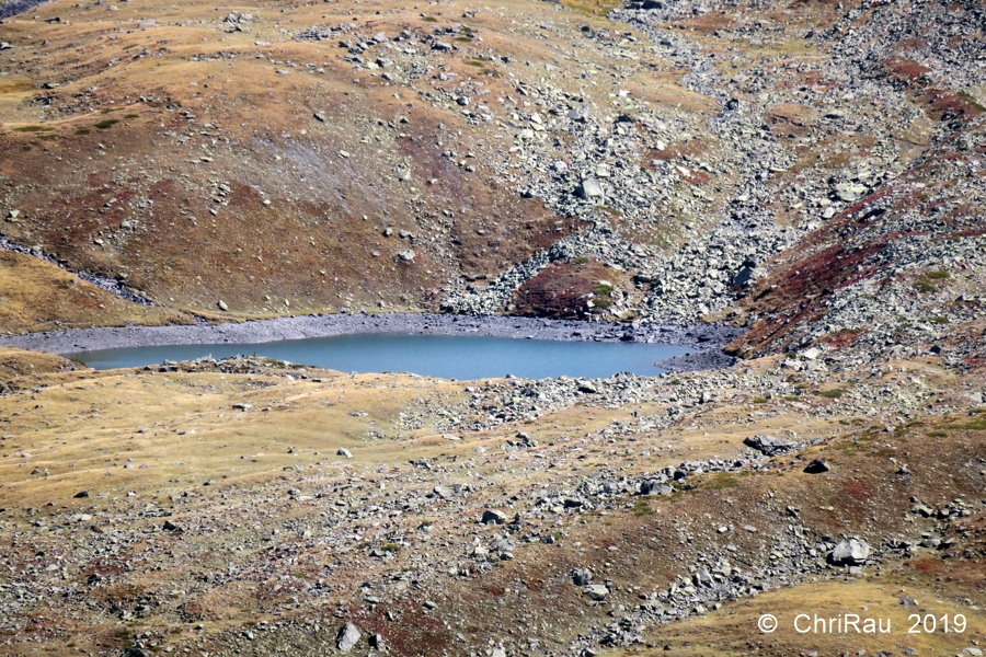 Lac Rong des Muandes vu du lac Biron - C. Rau 2019-09