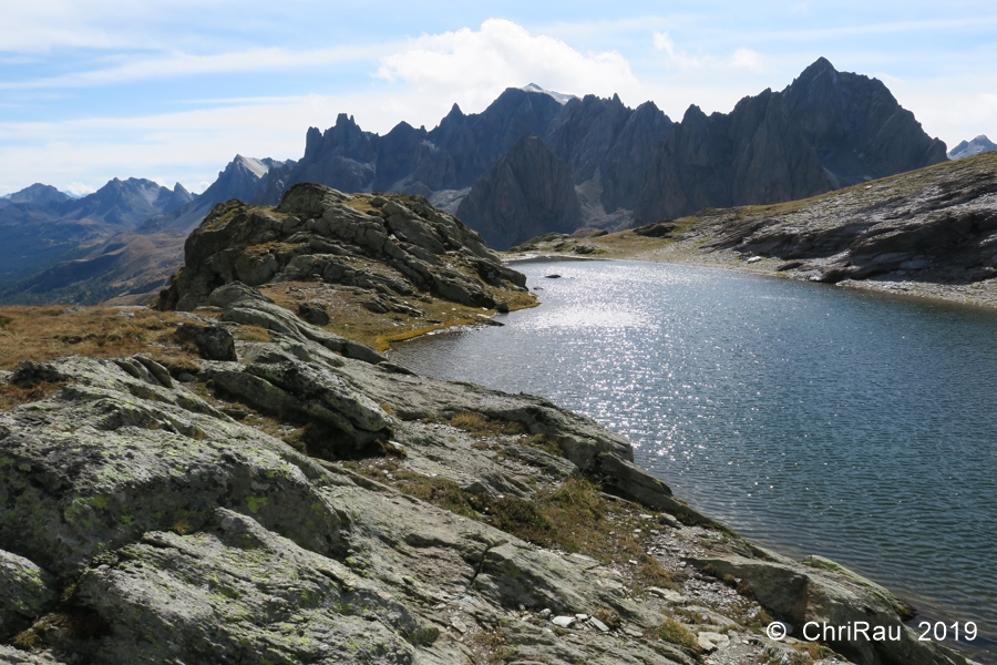 Lac Biron inférieur et les Cerces - © C. Rau 2019-09 Lac Biron inférieur et les Cerces - © C. Rau 2019-09