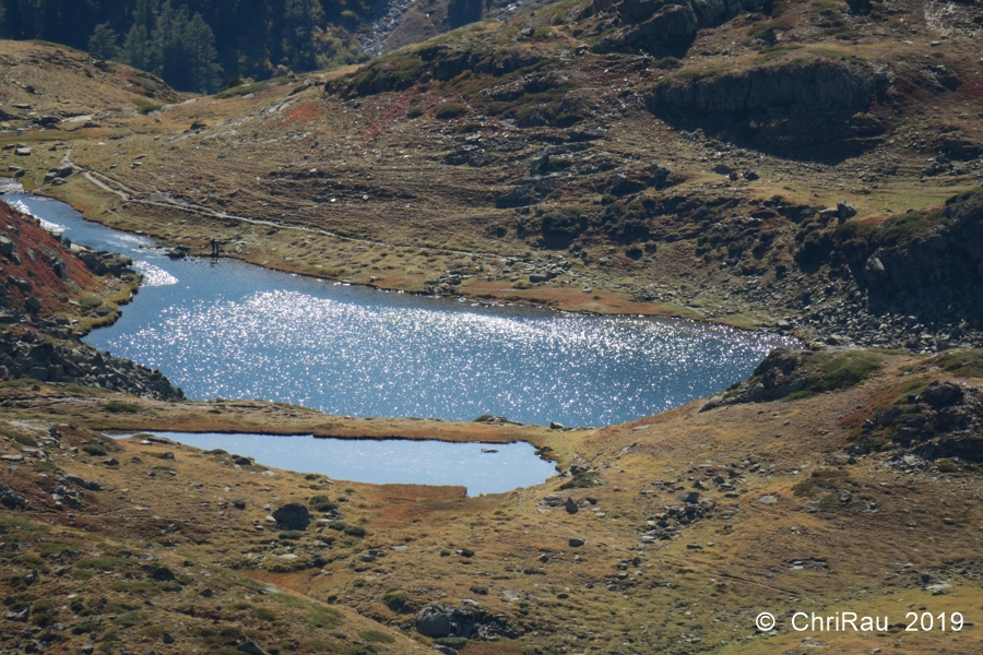 Le lac Long des Muandes vu depuis la Madeleine - C. Rau 2019-09