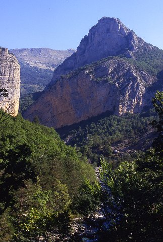 Les clues de Barles, près de Digne (cf "Les Courriers de la Mort")