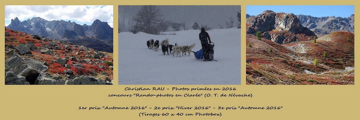 Mes prix "Rando photo en Clarée 2016"